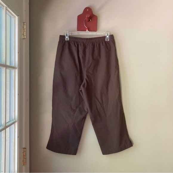 Vintage Hasting & Smith Brown Lightweight Cropped Pants S - Picture 4 of 6